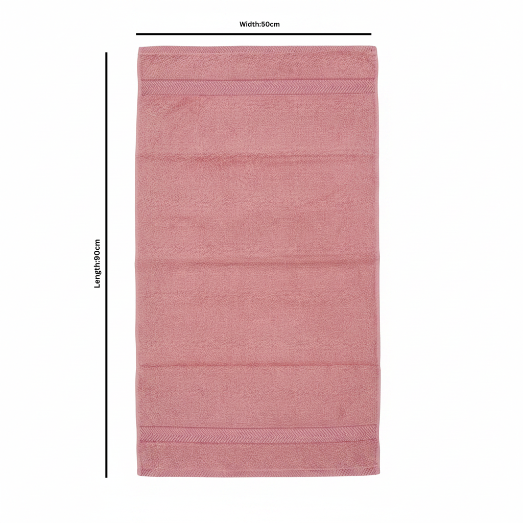 BTC Hand Towel Pink - 50×90cm