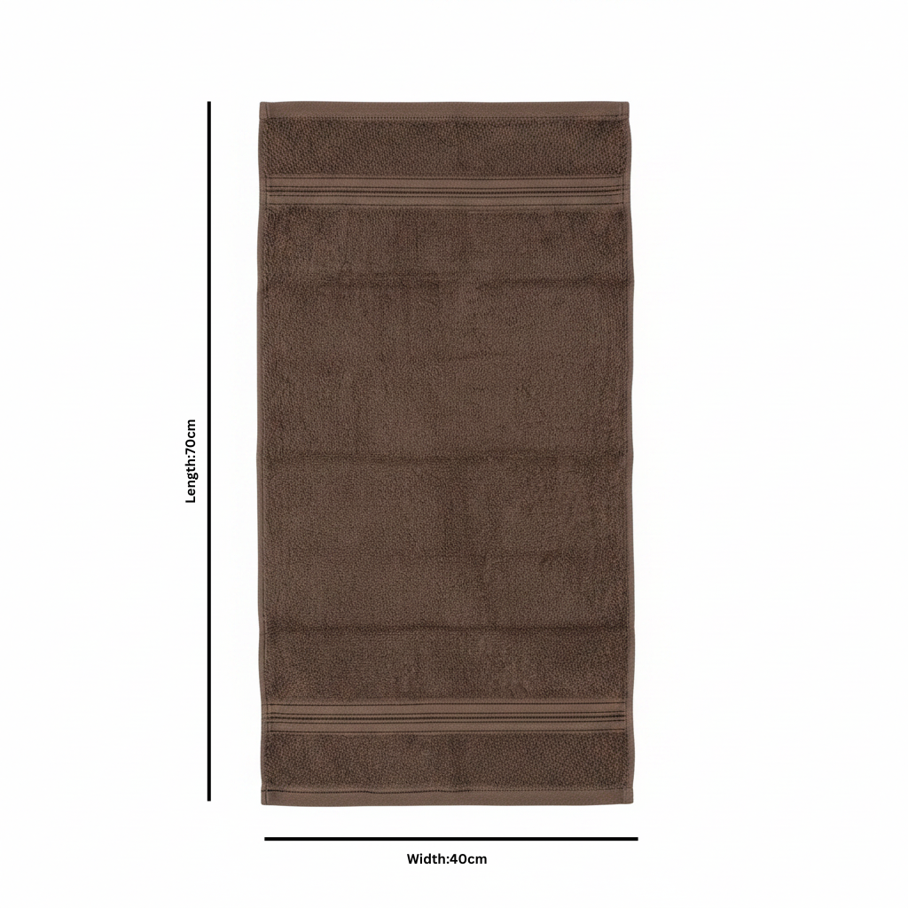 BTC Hand Towel Dark Brown - 40×70cm