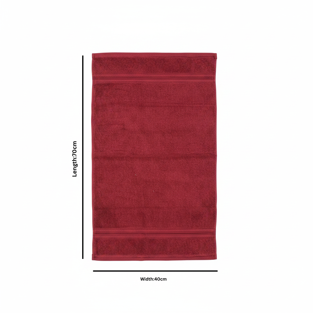 BTC Hand Towel Red - 40×70cm