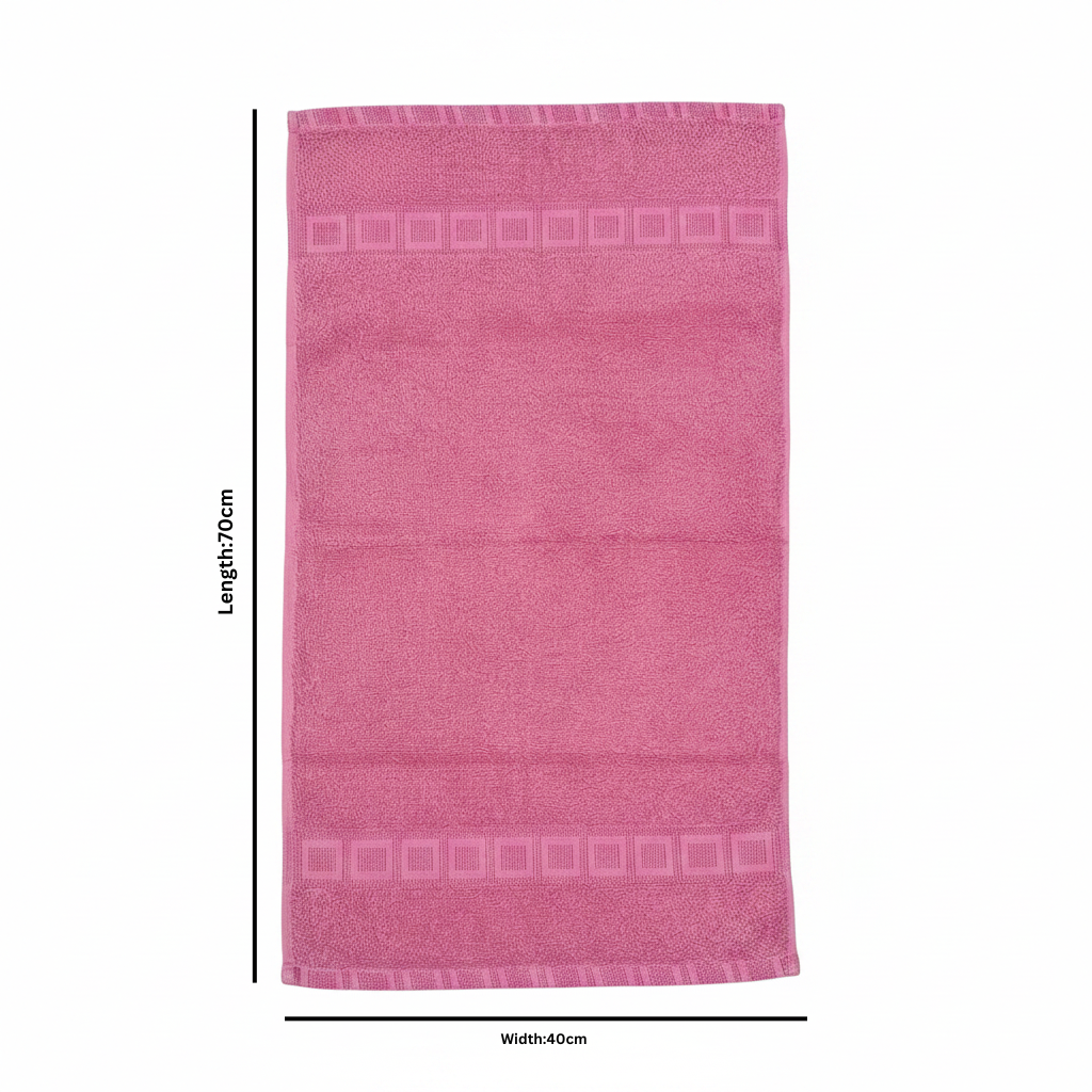 BTC Hand Towel Pink - 40x70cm