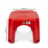 Family Plastic Stool Red - 25×30cm