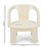 Cradle Plastic Kids Chair with Armrests Ivory - 36×30cm