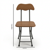 Wooden & Metal Folding Chair - 70×30cm