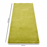 Fur Door Mat Lime Green – 60×150cm