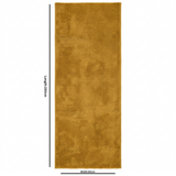 Fur Door Mat Mustard Gold – 60×150cm