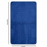 Fur Door Mat Blue – 80×140cm