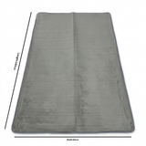 Fur Door Mat Grey – 80×140cm