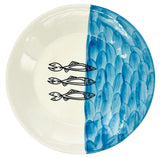 AKDC Round Ceramic Plate 28cm*3.5cm, Sardine Blue