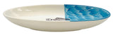AKDC Oval Ceramic Plate 31cm*14cm*4.5cm, Sardine Blue