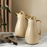 Otantik Octara - Vacuum Flask / Thermos (Set of 2)- Ivory & Gold