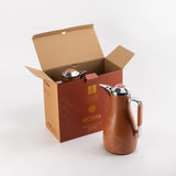 Otantik Octara - Vacuum Flask / Thermos (Set of 2)- Orange & Silver