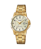Casio Classic Gold-Tone Analog Watch (LTP-V004G/MTP-V004G)