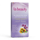 La Beauty Hair Removal Wax Strips for Sensitive Skin, Underarms & Bikini – 12 Strips + 2 Post-Depilatory Wipes