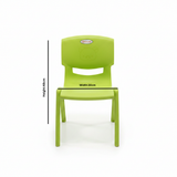 Esqube Plastic Baby Chair –  48×30 cm - Lime Green / Blue
