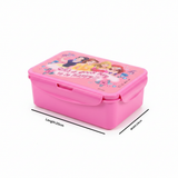 Disney Princess Pink Kids Lunch Box with 3 Compartments - 20×14cm