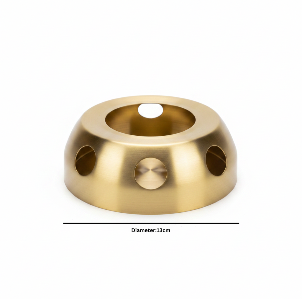 Gold Metal Tea Warmer – 13cm