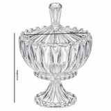 MEW Glass Footed Candy Bowl – 17x14cm