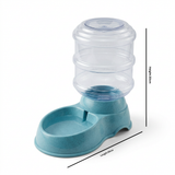 Plastic Pet Water Feeder with Clear Reservoir Blue - 30×30cm