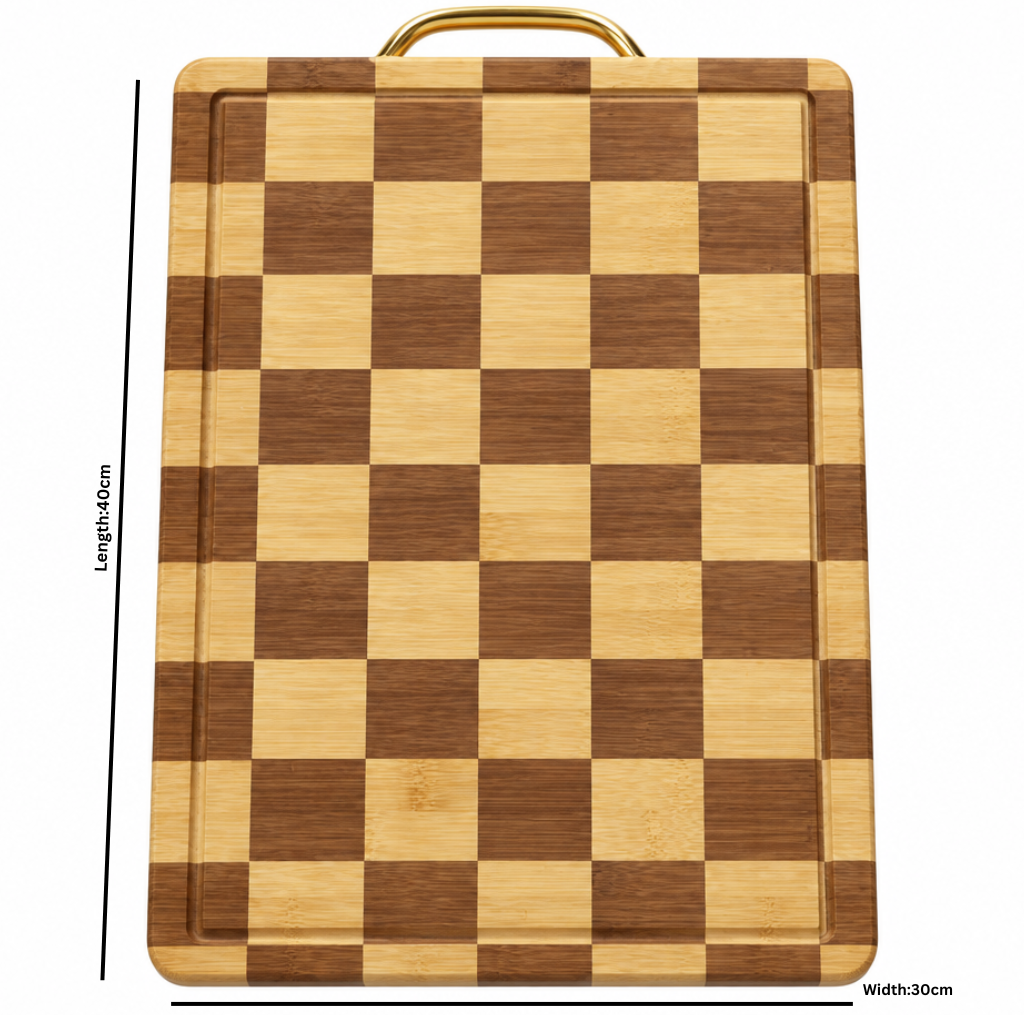 Jinzifeng Wooden Rectangular Chopping Board - 40×30cm