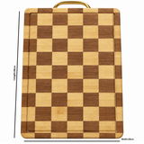 Jinzifeng Wooden Rectangular Chopping Board - 38×28cm