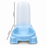 Plastic Pet Food Feeder Light Blue - 25×25cm