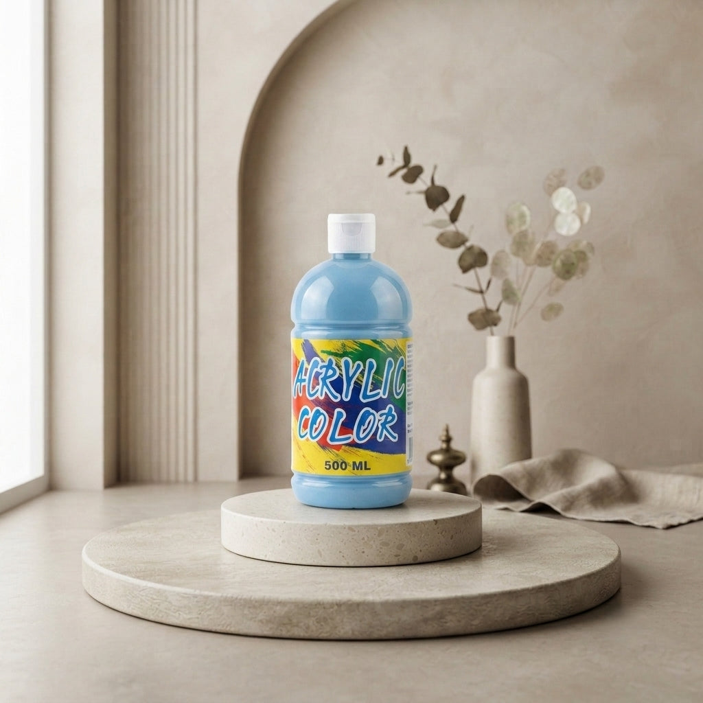 Basic Acrylic Color 500ml – Metallic Blue