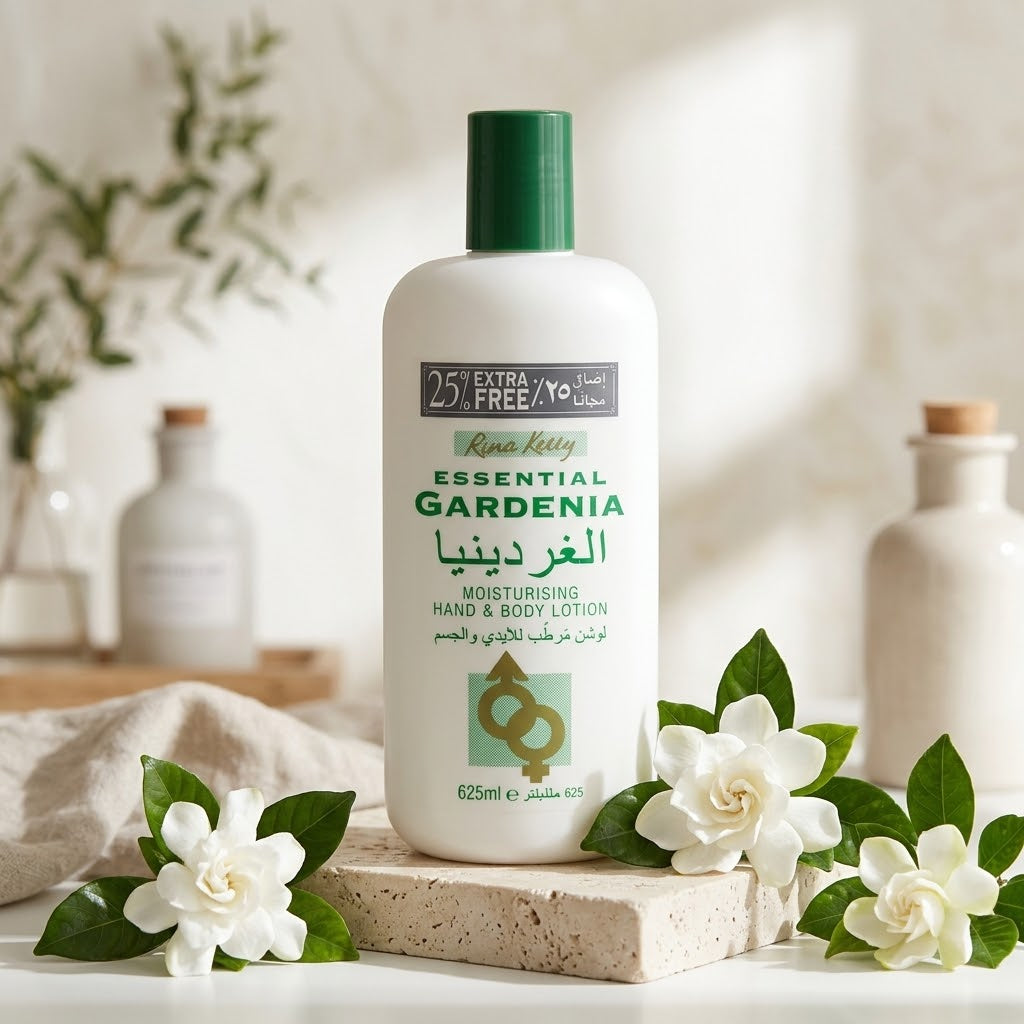 Rina Ketty Essential Gardenia Moisturising Hand & Body Lotion – 625 ml