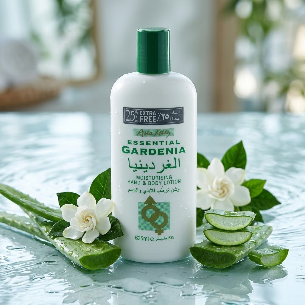 Rina Ketty Essential Gardenia Moisturising Hand & Body Lotion – 625 ml