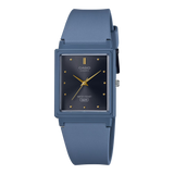 Casio MQ-38UC-2A2 Classic Quartz Analog Black Dial Matte Light Blue Resin Watch