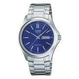 Casio MTP-1239D-2A Enticer Men's Blue Dial Stainless Steel Watch