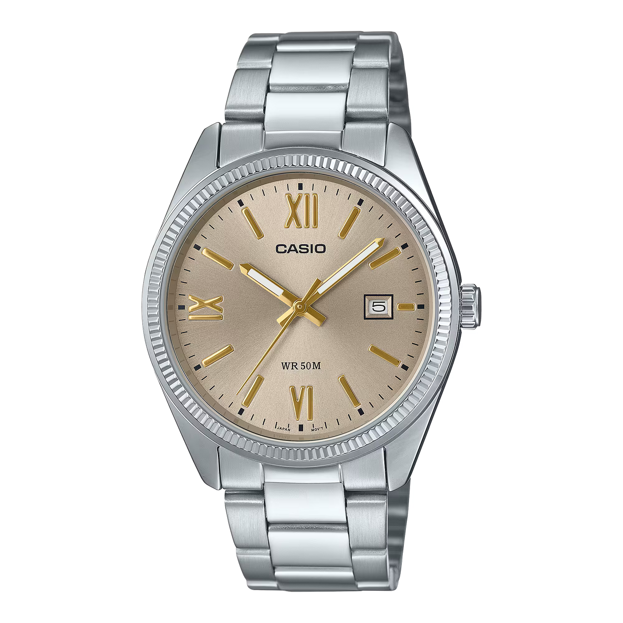 Casio MTP-1302DD-9AV Men's Quartz Watch with Champagne Dial