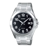 Casio Men's Black Dial Stainless Steel Analog Watch - MTP-1308D-1BVDF