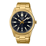 Casio Enticer Analog Black Dial Men's Watch | MTP-VD02G-1EUDF