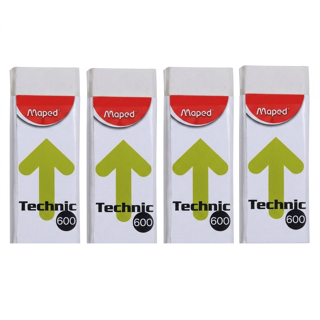 Maped Black Peps HB Pencils, Technic Erasers & Sharpeners Bundle Set Assorted Colors