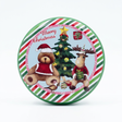 Metal Christmas Candy Box, Green, 14 cm

