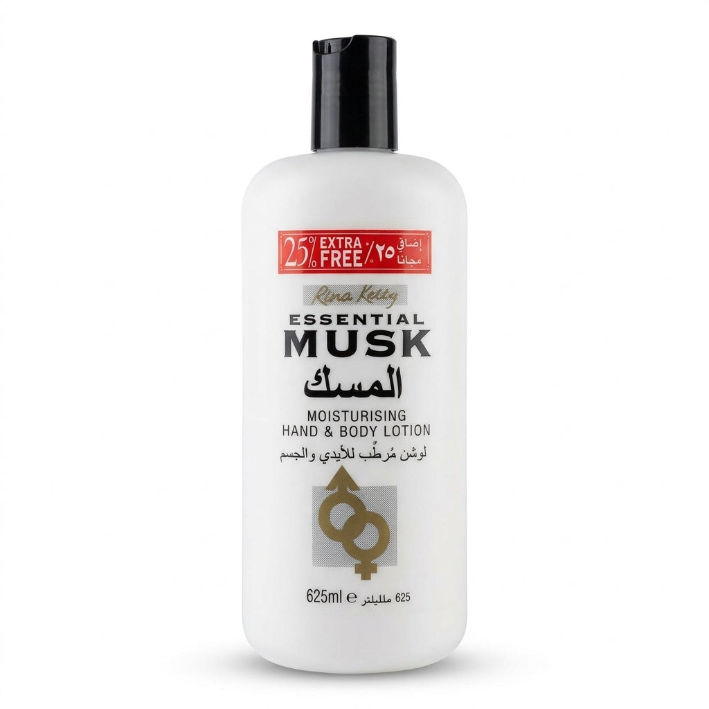 Rina Ketty Essential Musk Moisturising Hand & Body Lotion – 625 ml