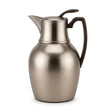 Mydot Vacuum Flask  – Matt Nickel with Dark Wood Finish