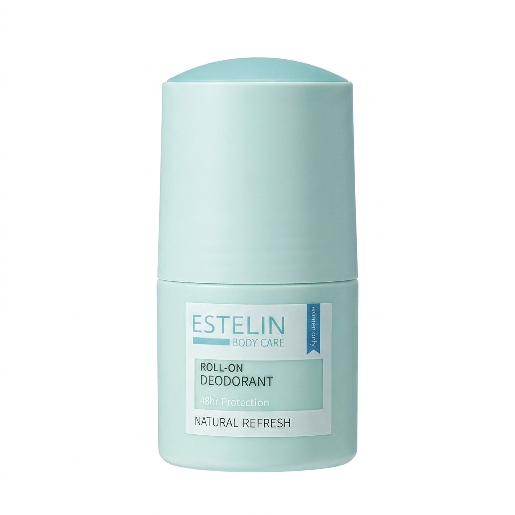 Estelin Natural Refresh Roll-On Deodorant – Anti-Perspirant for Women