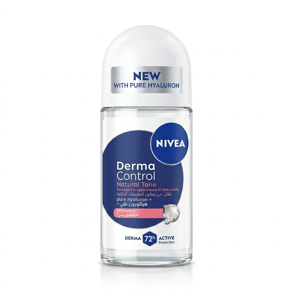 Nivea Derma Control Natural Tone Roll-On Deodorant – 50ml