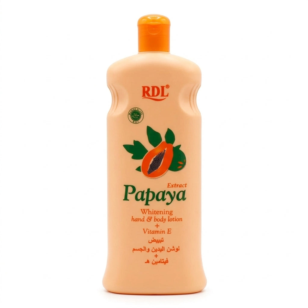 RDL Papaya Extract Hand & Body Lotion with Vitamin E – 600 ml