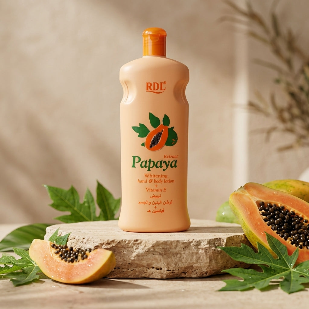RDL Papaya Extract Hand & Body Lotion with Vitamin E – 600 ml
