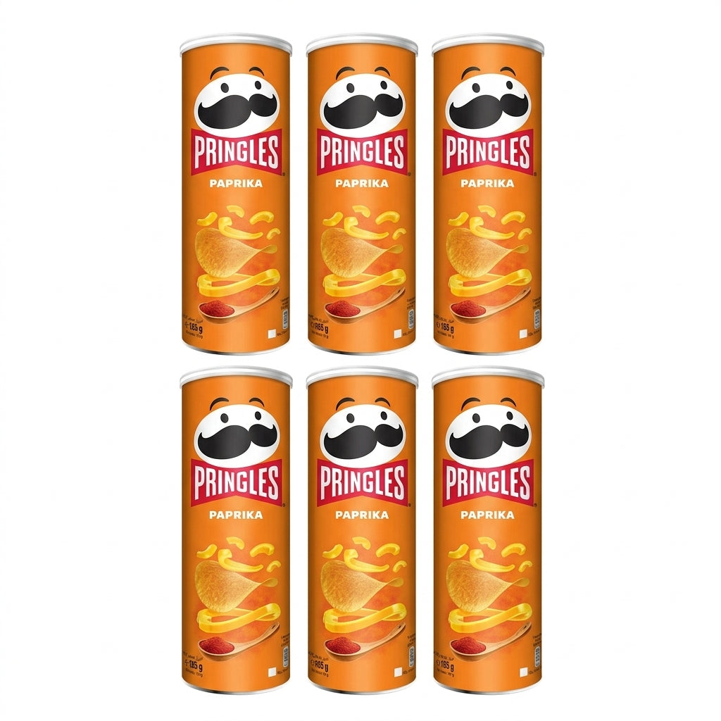 Pringles Paprika Flavour - Potato Chips - 165gm