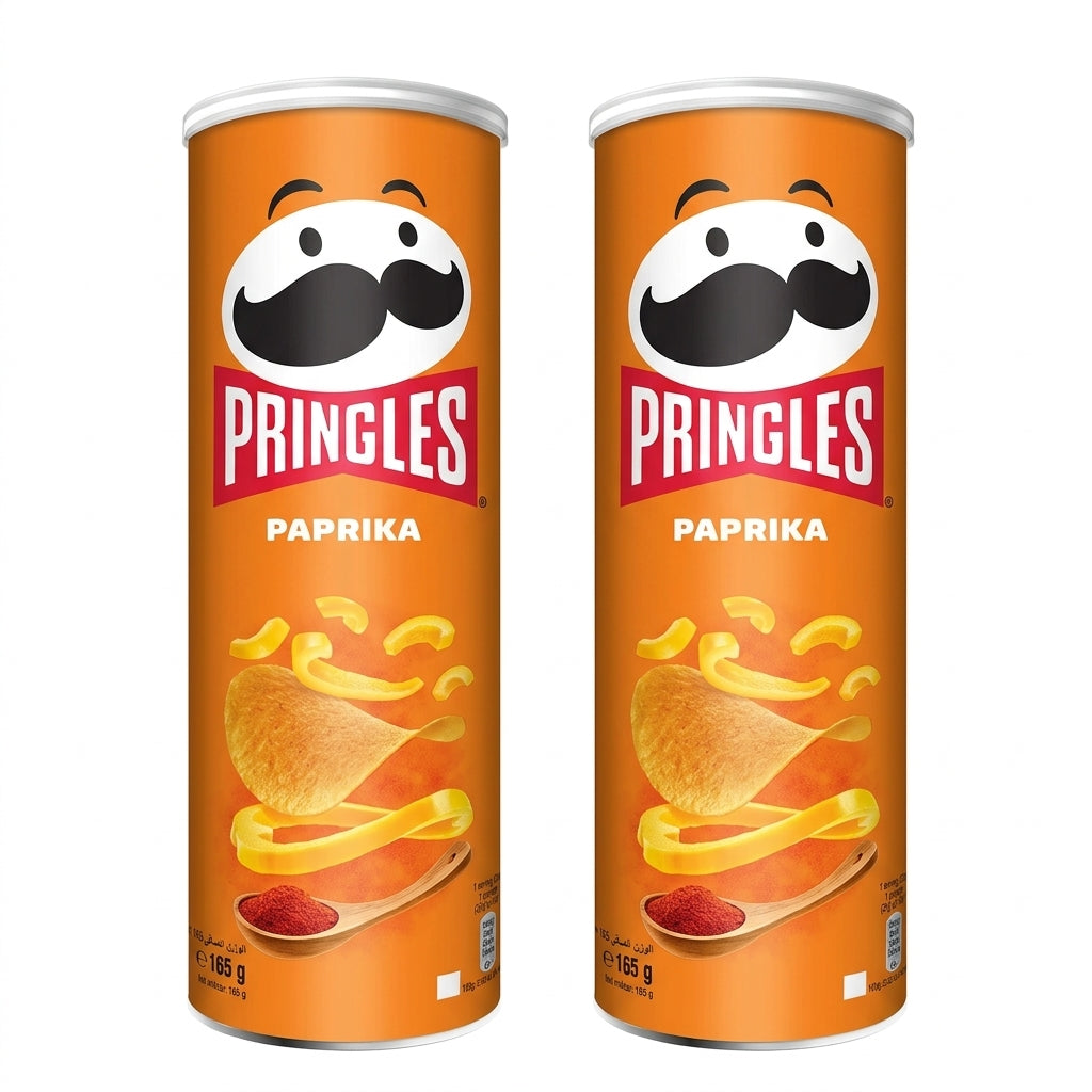 Pringles Paprika Flavour - Potato Chips - 165gm