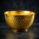 Diamonds Aluminium Mixing Bowl 20cm – Gold Embossed Design