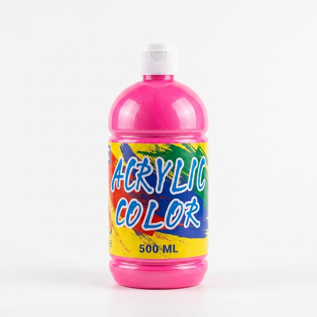 Basic Acrylic Color 500ml – Metallic Pink