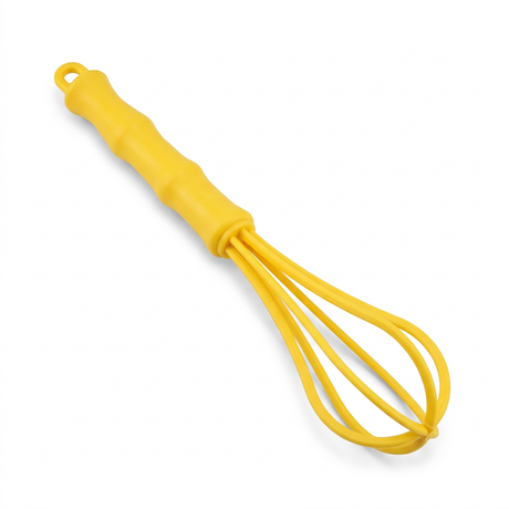 Plastic Egg Beater Yellow - 25cm