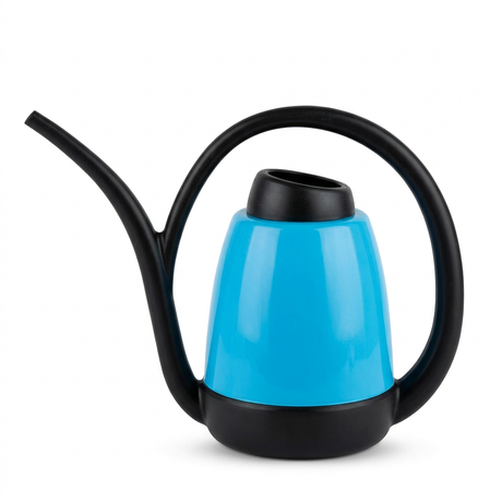 Plastic Garden Watering Jug  Blue & Black - 750ml