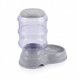 Plastic Pet Water Feeder Grey - 3.5 Litres