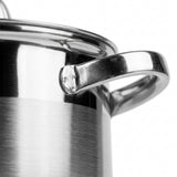Kaisa Villa Stainless Steel Cooking Pot with Glass Lid 3.9L