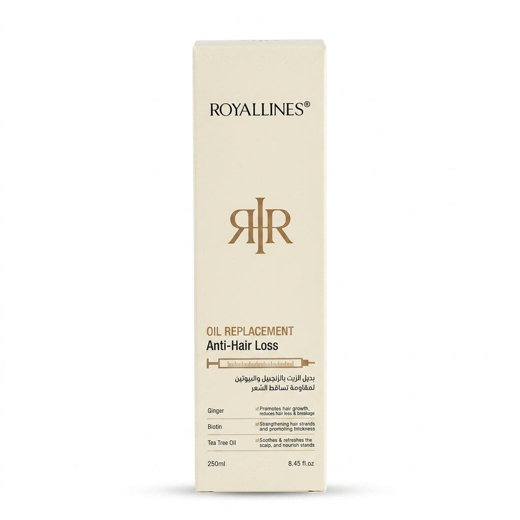 Royallines Ginger & Biotin Anti-Hair Loss Oil Replacement – 250ml